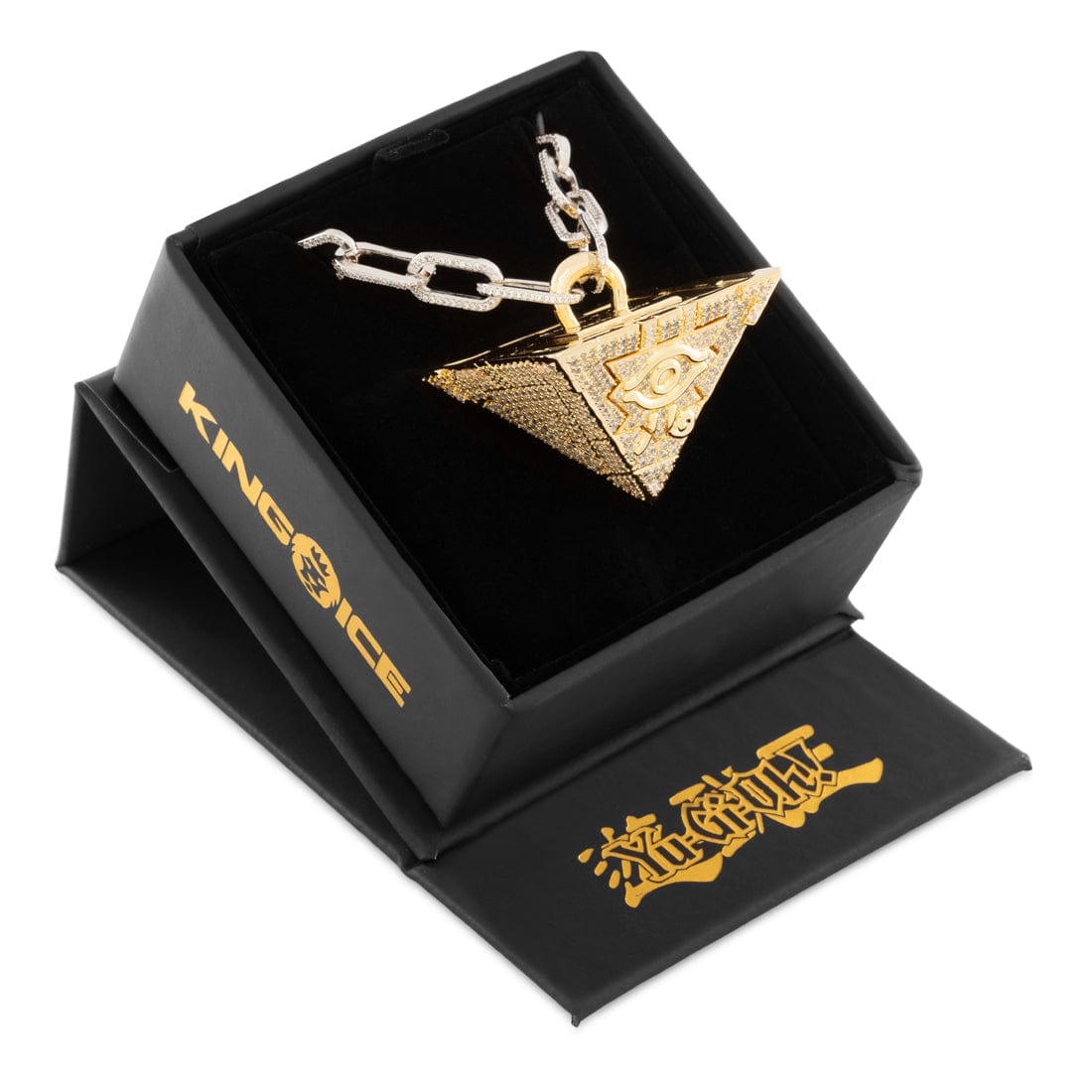 Yu-Gi-Oh! x Kingices - LE Iced Millennium Puzzle Necklace  in  by Kingices