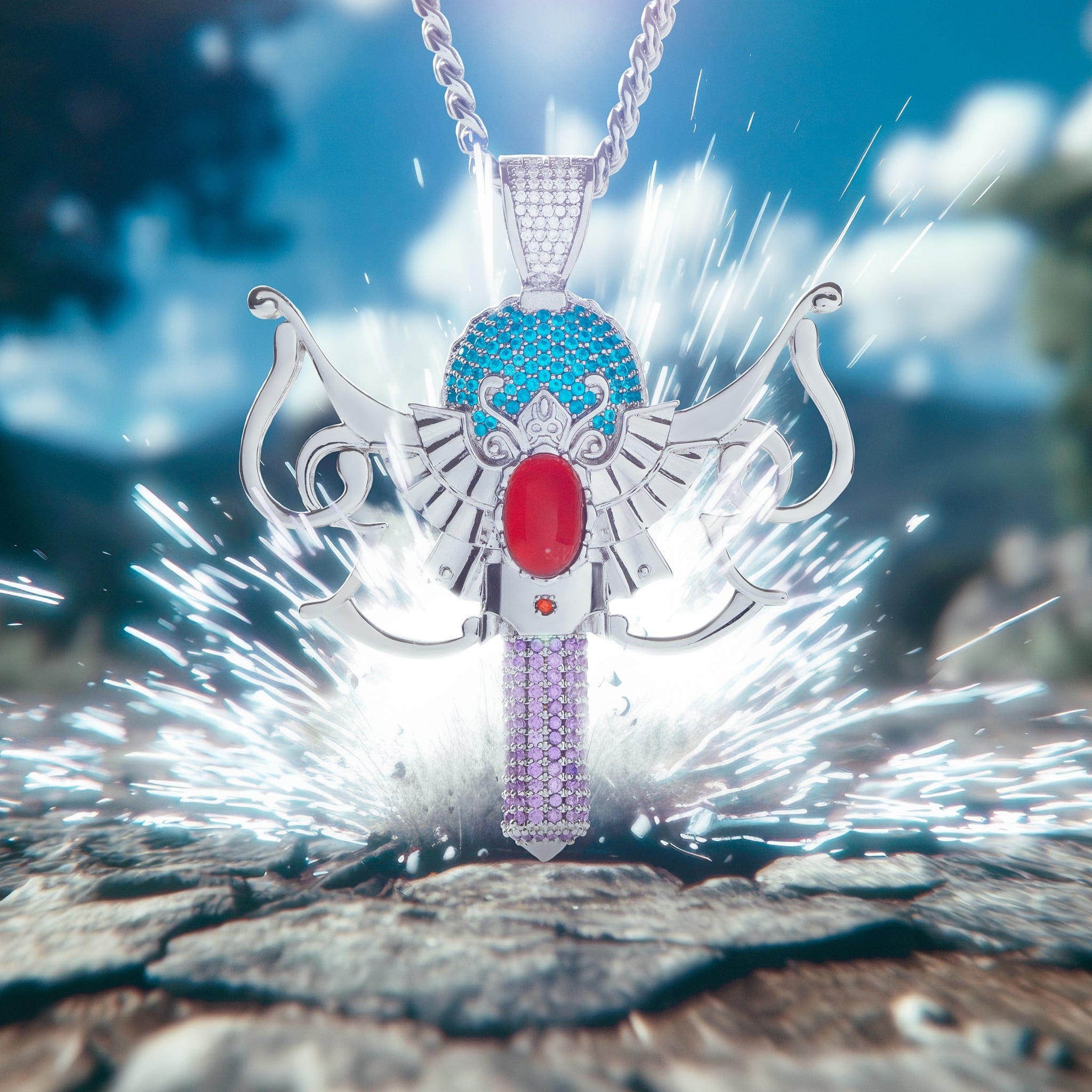 Yu-Gi-Oh! x Kingices - Monster Reborn Necklace  in  by Kingices