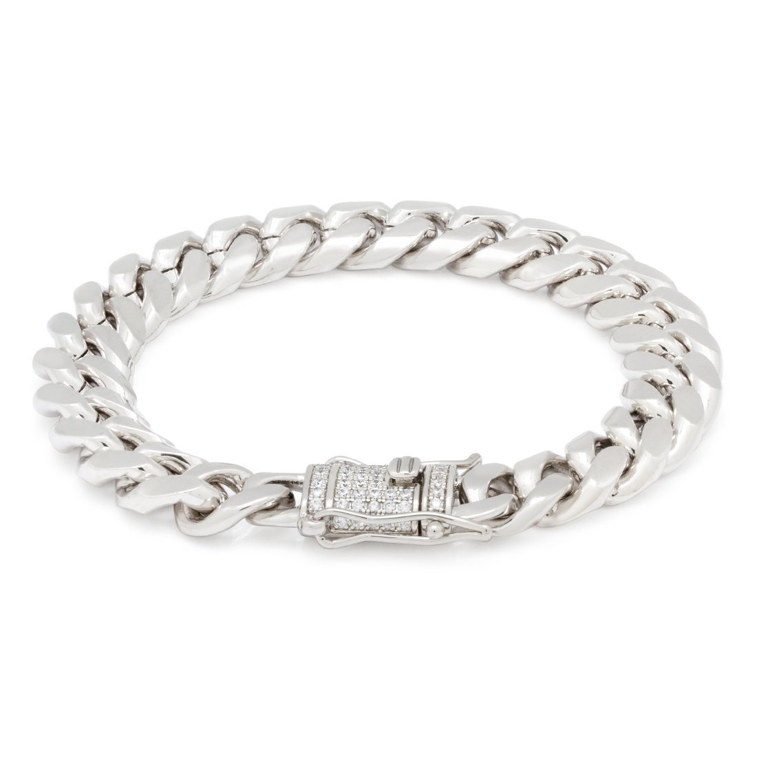 10mm Miami Cuban Link Bracelet  in  by Kingices