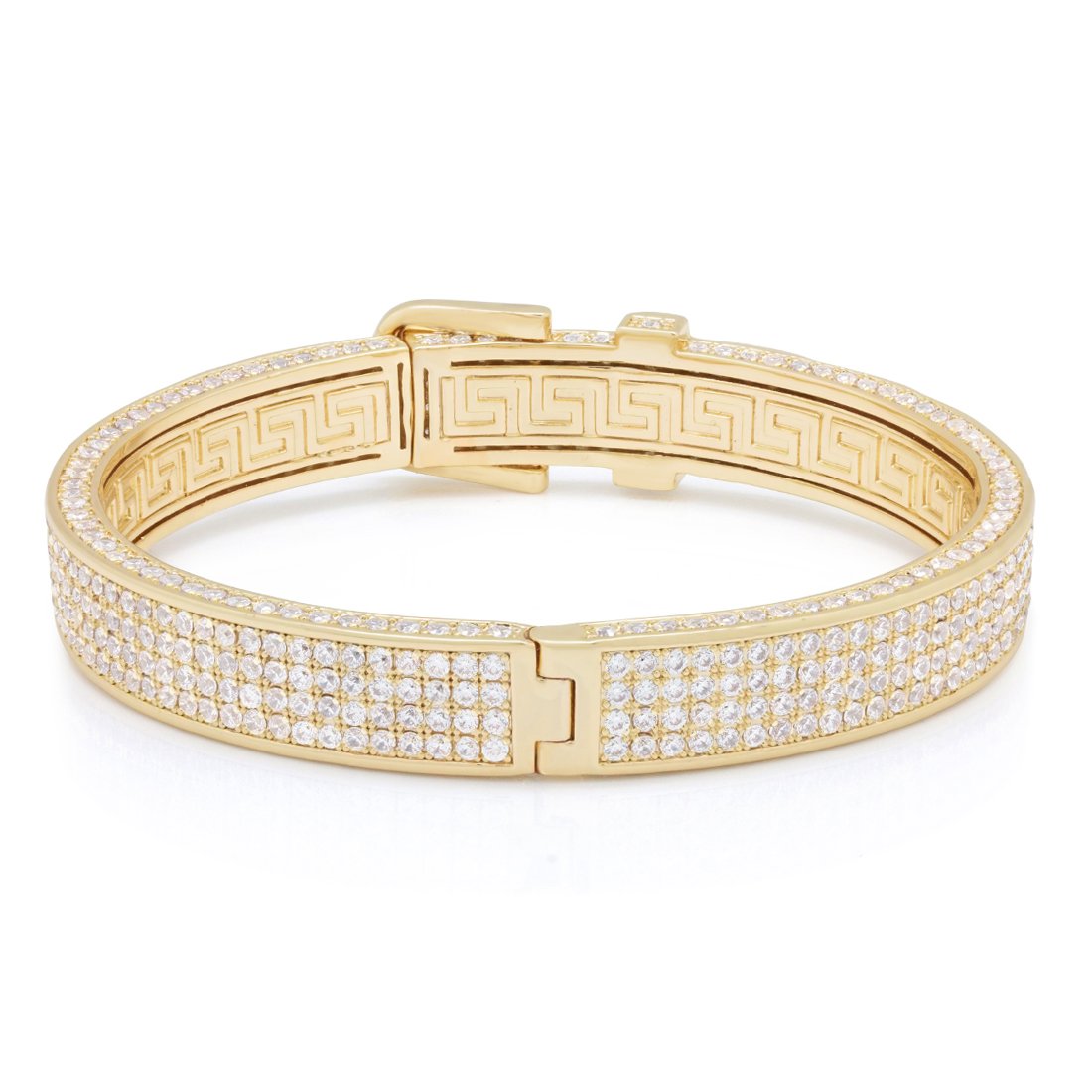 11mm Belt Buckle Bangle Bracelet  in  by Kingices