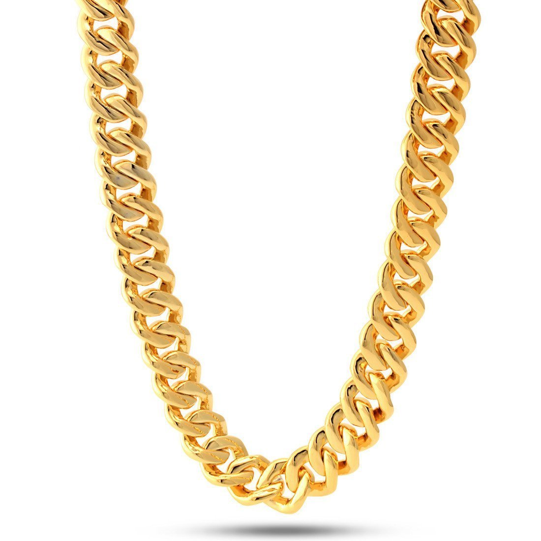 15mm Classic Iced Miami Cuban Link Chain  in  by Kingices