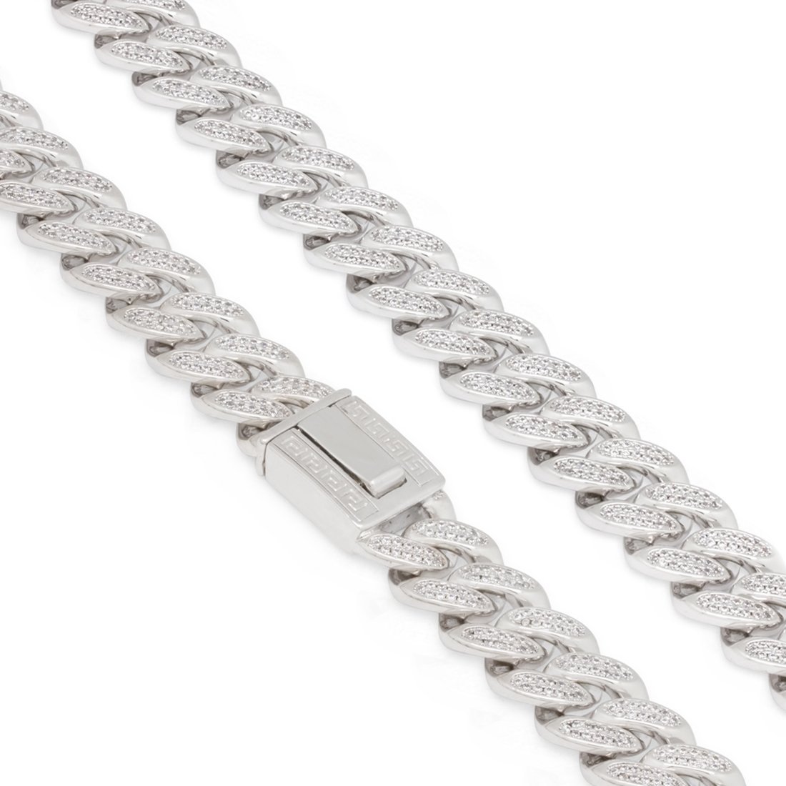 15mm Classic Iced Miami Cuban Link Chain  in  by Kingices