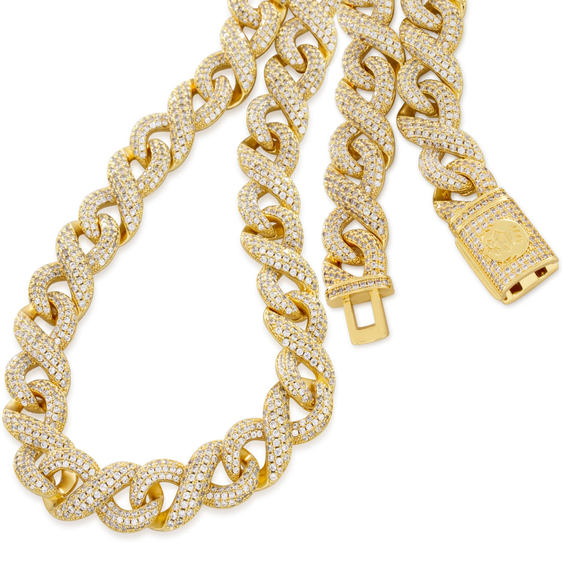 15mm Infinity Link Chain  in  by Kingices