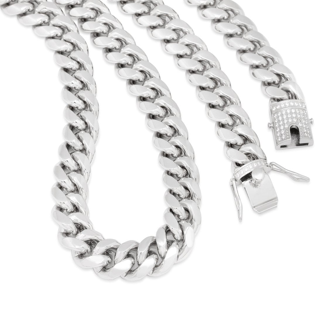 16mm Miami Cuban Link Chain  in  by Kingices