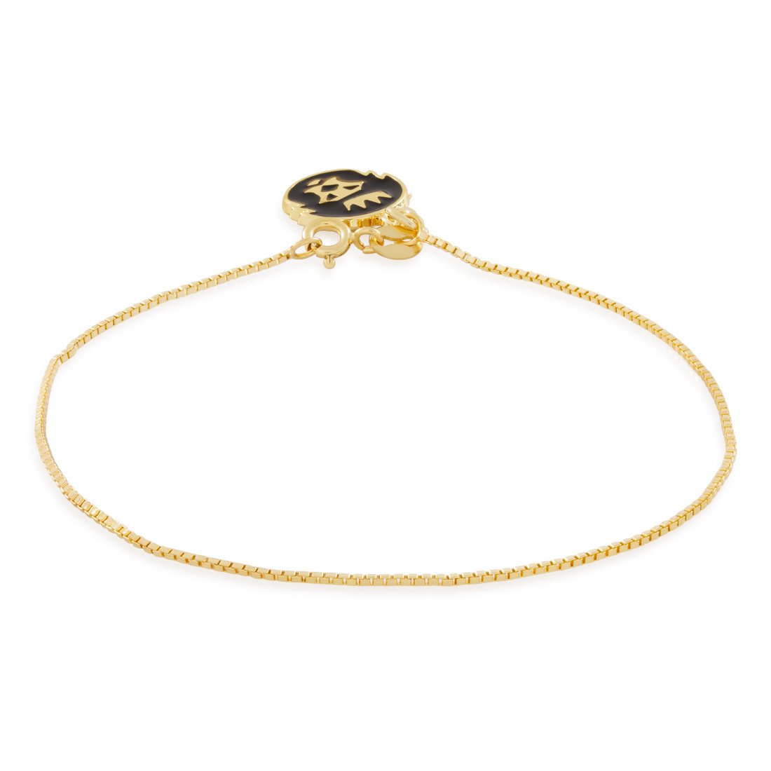 1mm Box Bracelet  in  Sterling Silver / 14K Vermeil / 7" by Kingices