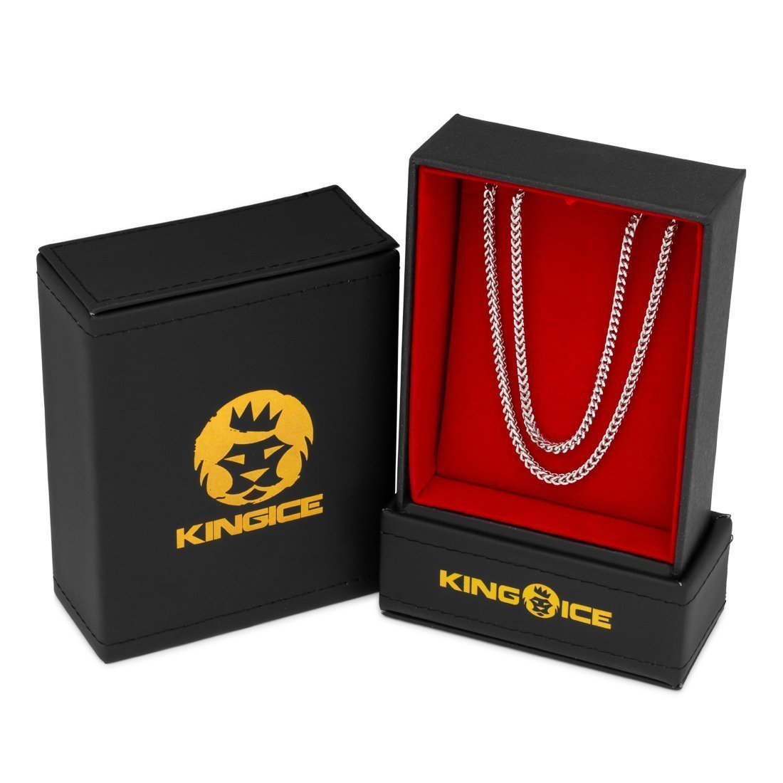 3mm Franco Chain Choker Set  in  by Kingices