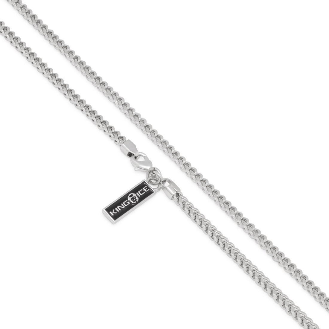 3mm Franco Chain Choker Set  in  by Kingices
