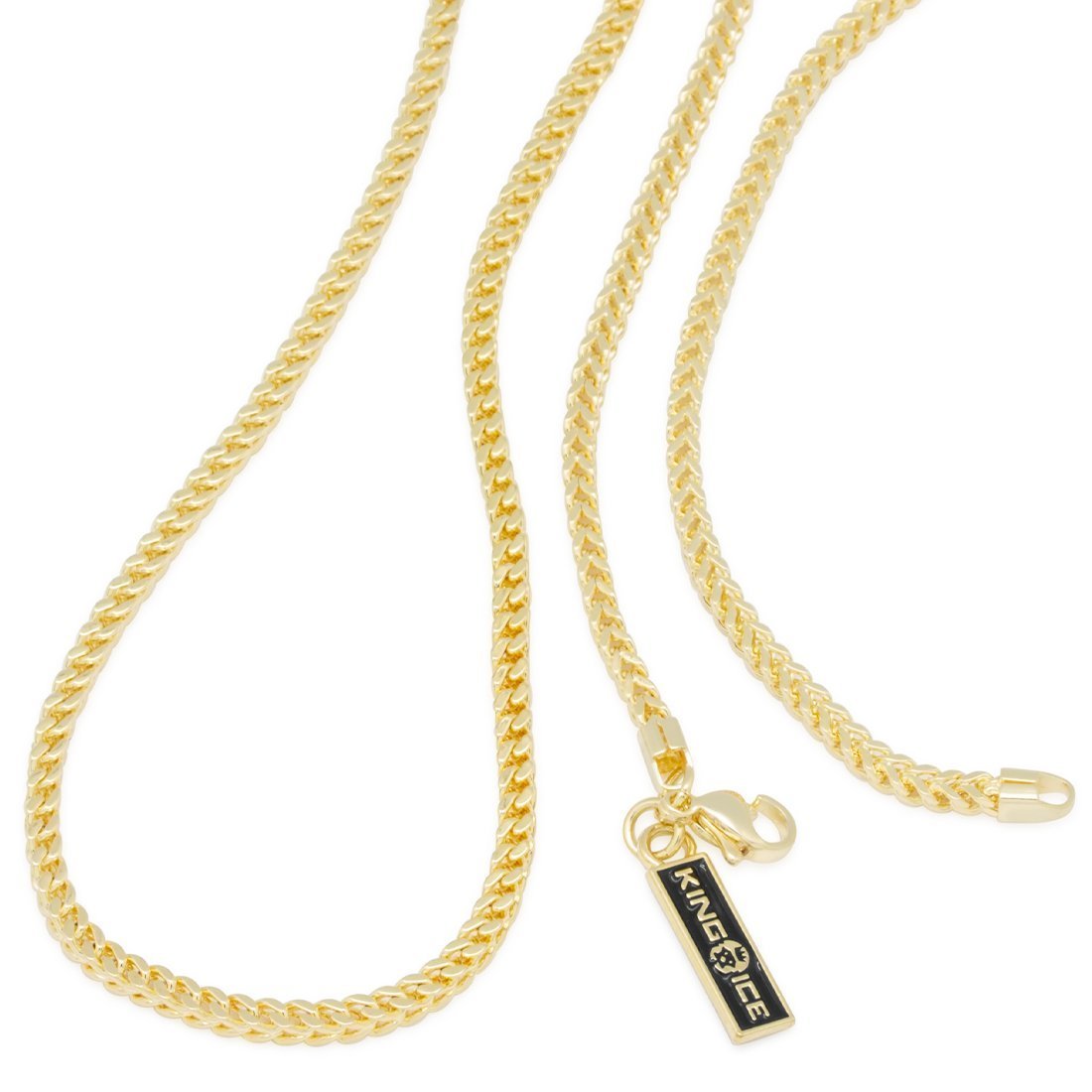 3mm Franco Chain Choker Set  in  by Kingices