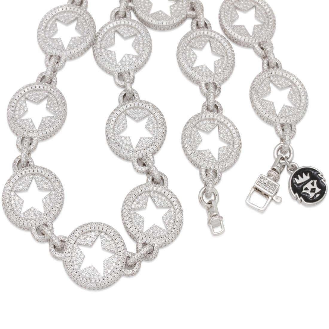 20mm Circled Star Chain  in  by Kingices
