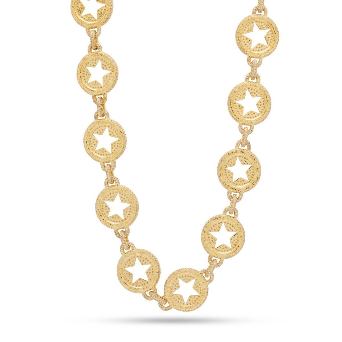 20mm Circled Star Chain  in  by Kingices