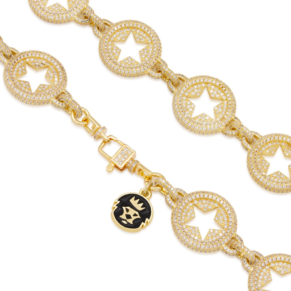 20mm Circled Star Chain  in  by Kingices