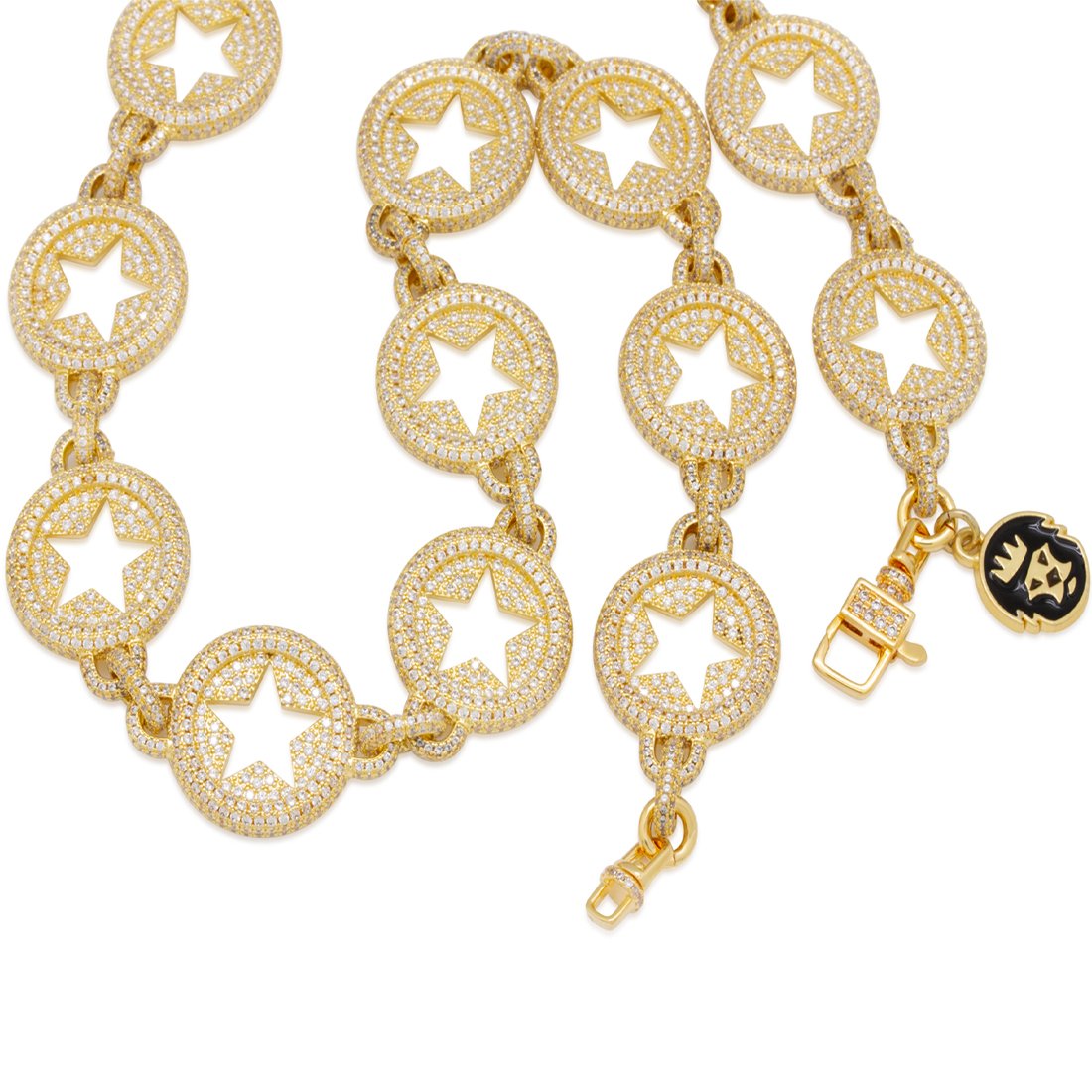 20mm Circled Star Chain  in  by Kingices