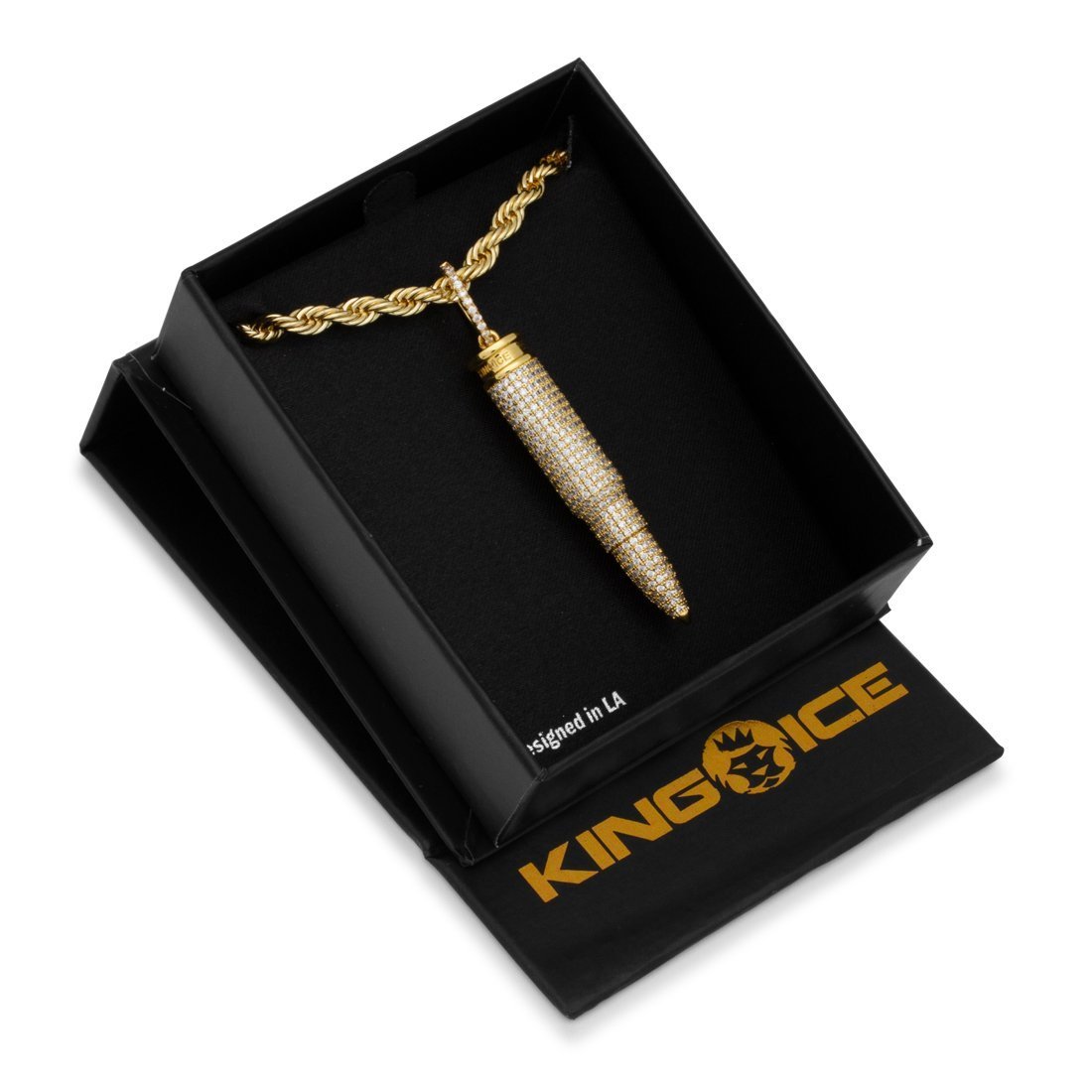 .223 Caliber Bullet Necklace  in  by Kingices