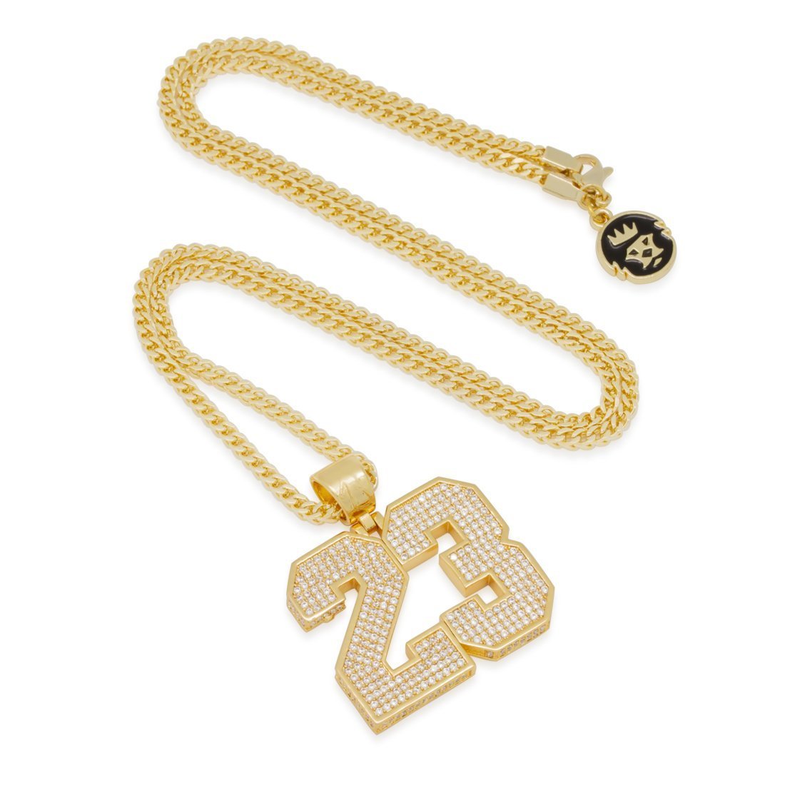 23 Necklace  in  14K Gold / 1.6" by Kingices