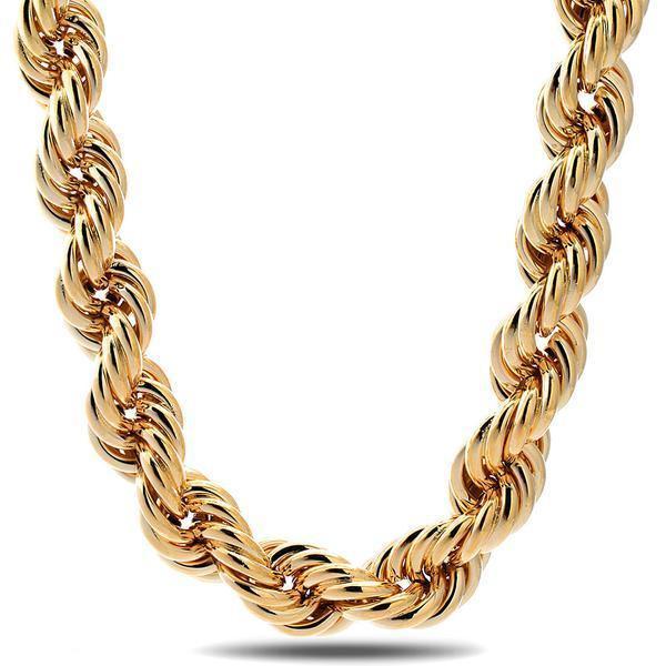 25mm Dookie Chain  in  14K Gold / 24" by Kingices