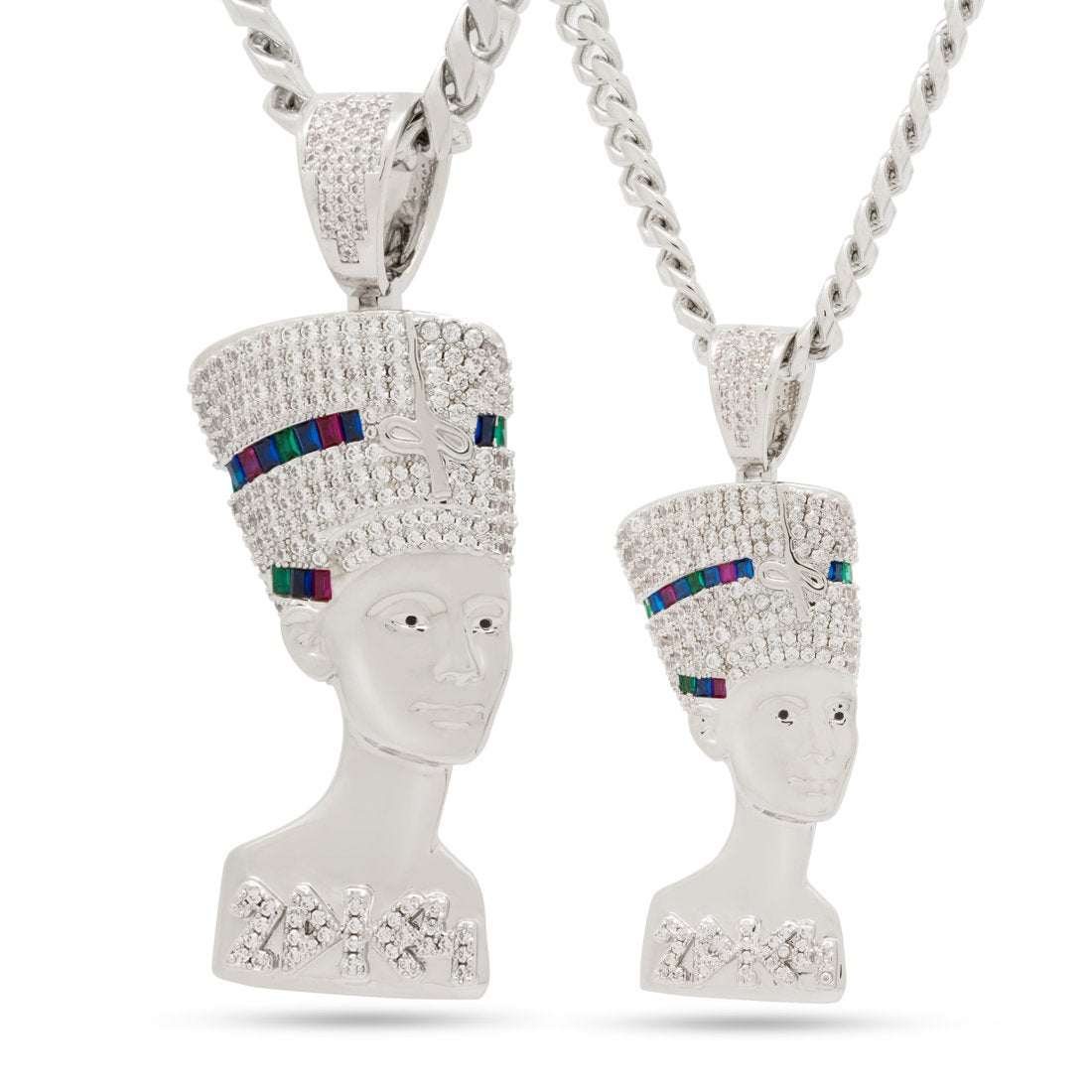 3D Boss Nefertiti Necklace  in  by Kingices