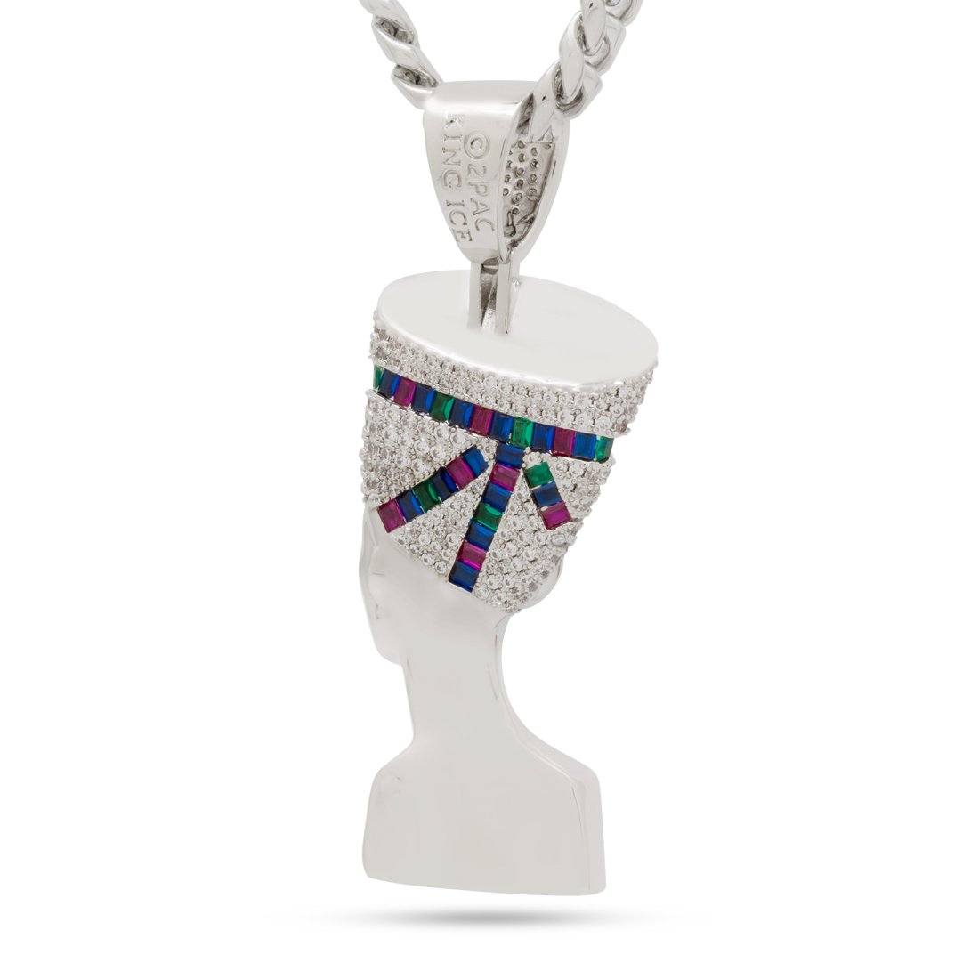 3D Boss Nefertiti Necklace  in  by Kingices
