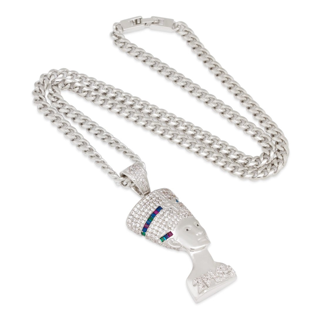 3D Boss Nefertiti Necklace  in  by Kingices