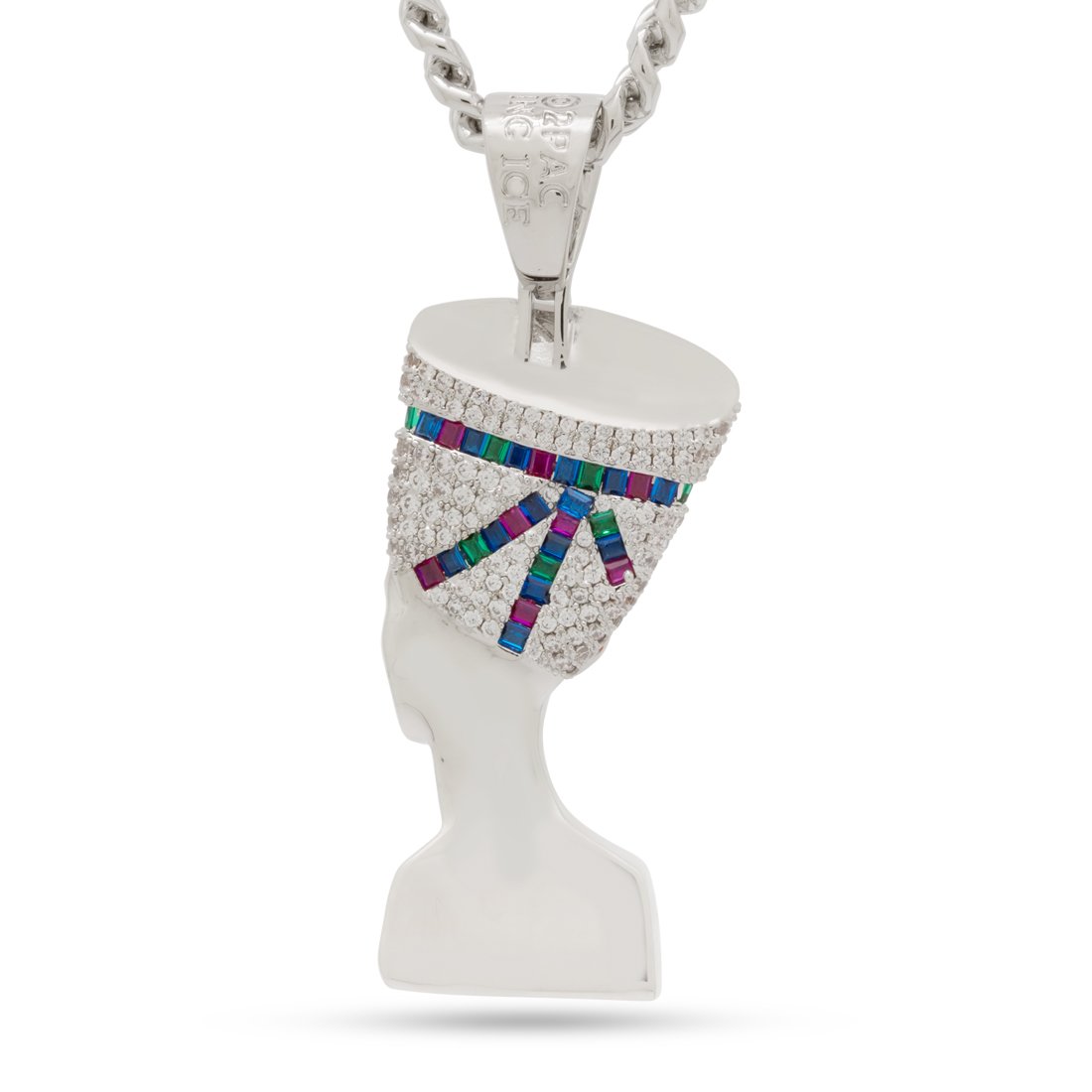 3D Boss Nefertiti Necklace  in  by Kingices