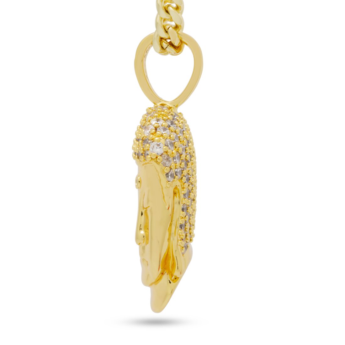 3D Boss Enlightened Buddha Necklace  in  by Kingices