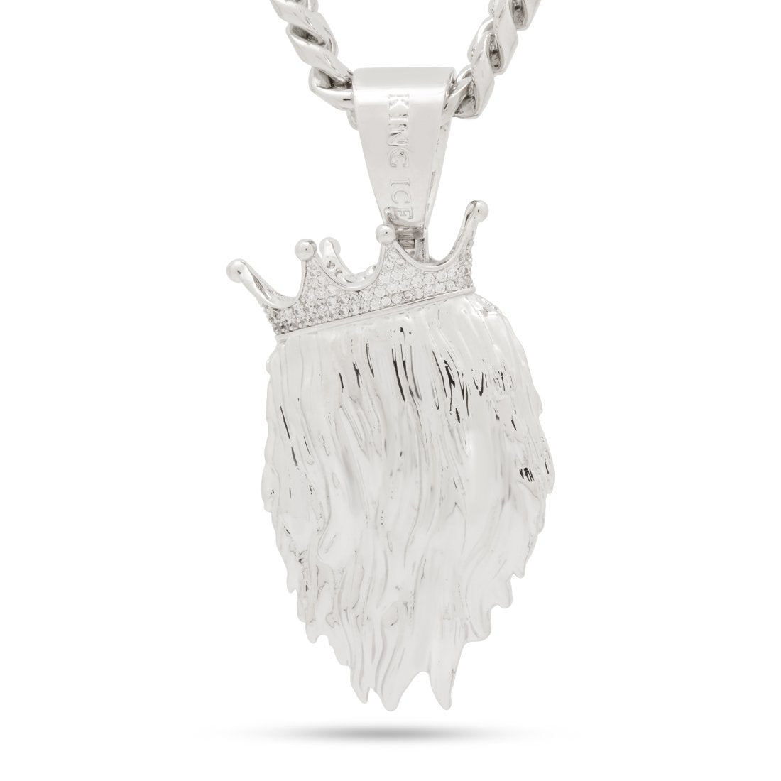 3D Boss Roaring Lion Necklace  in  by Kingices