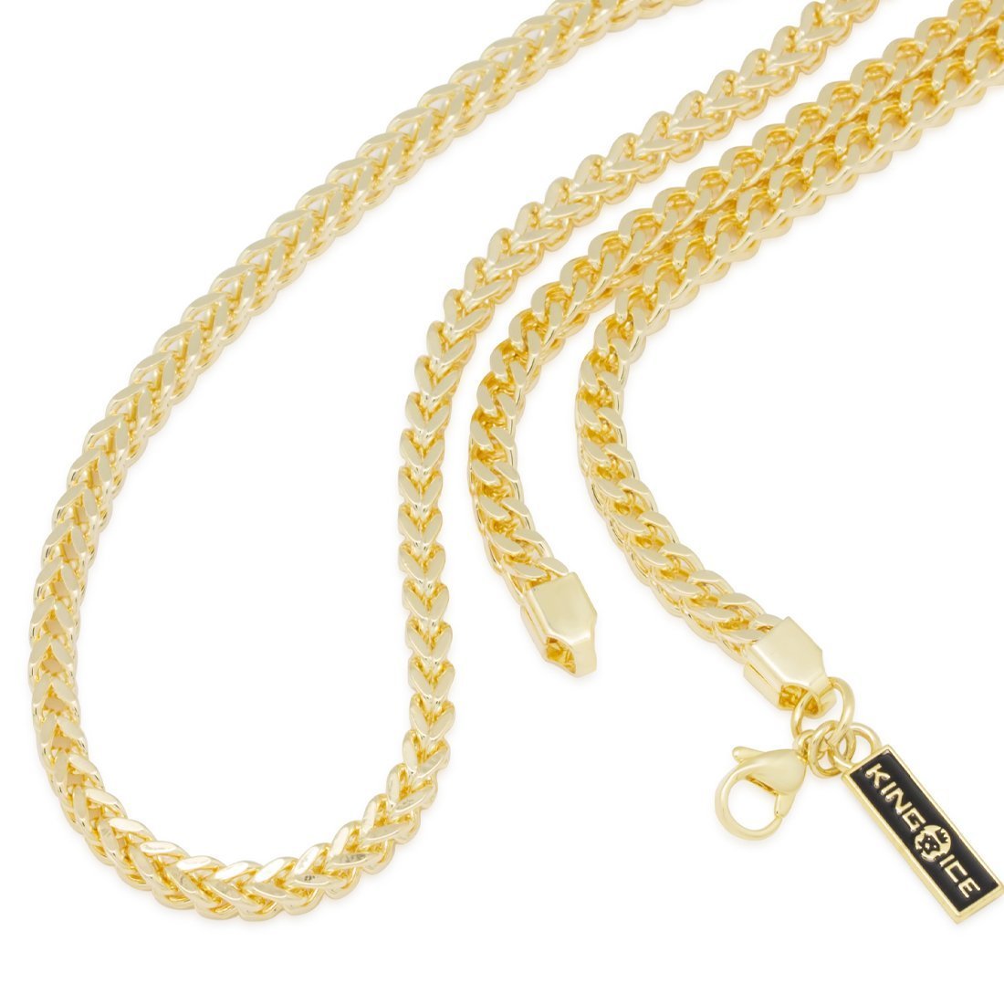 5mm Franco Chain Choker Set  in  by Kingices