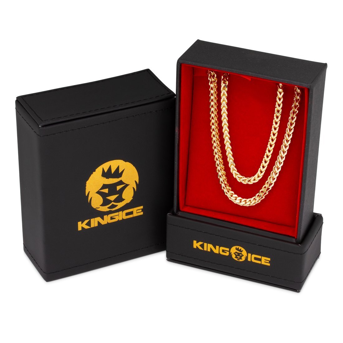 5mm Franco Chain Choker Set  in  by Kingices