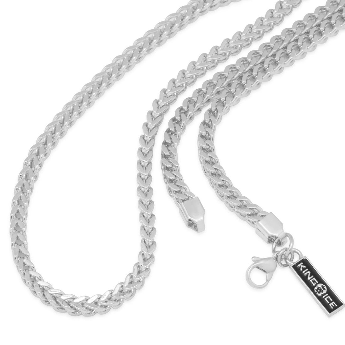 5mm Franco Chain Choker Set  in  by Kingices