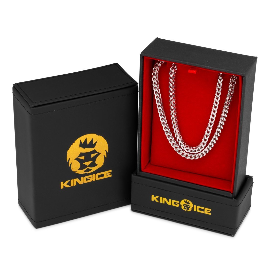 5mm Franco Chain Choker Set  in  by Kingices