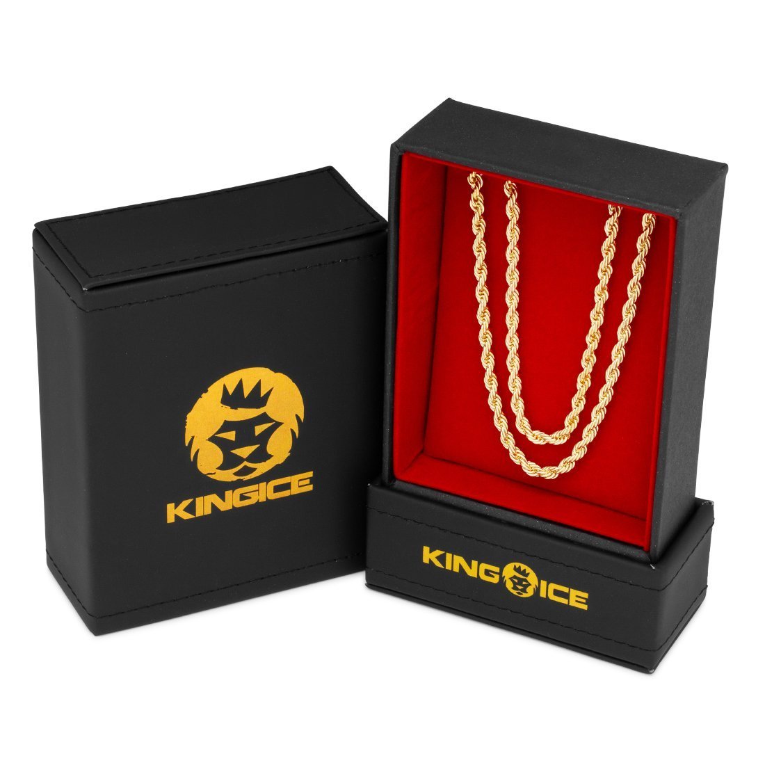 3mm Rope Chain Choker Set  in  by Kingices