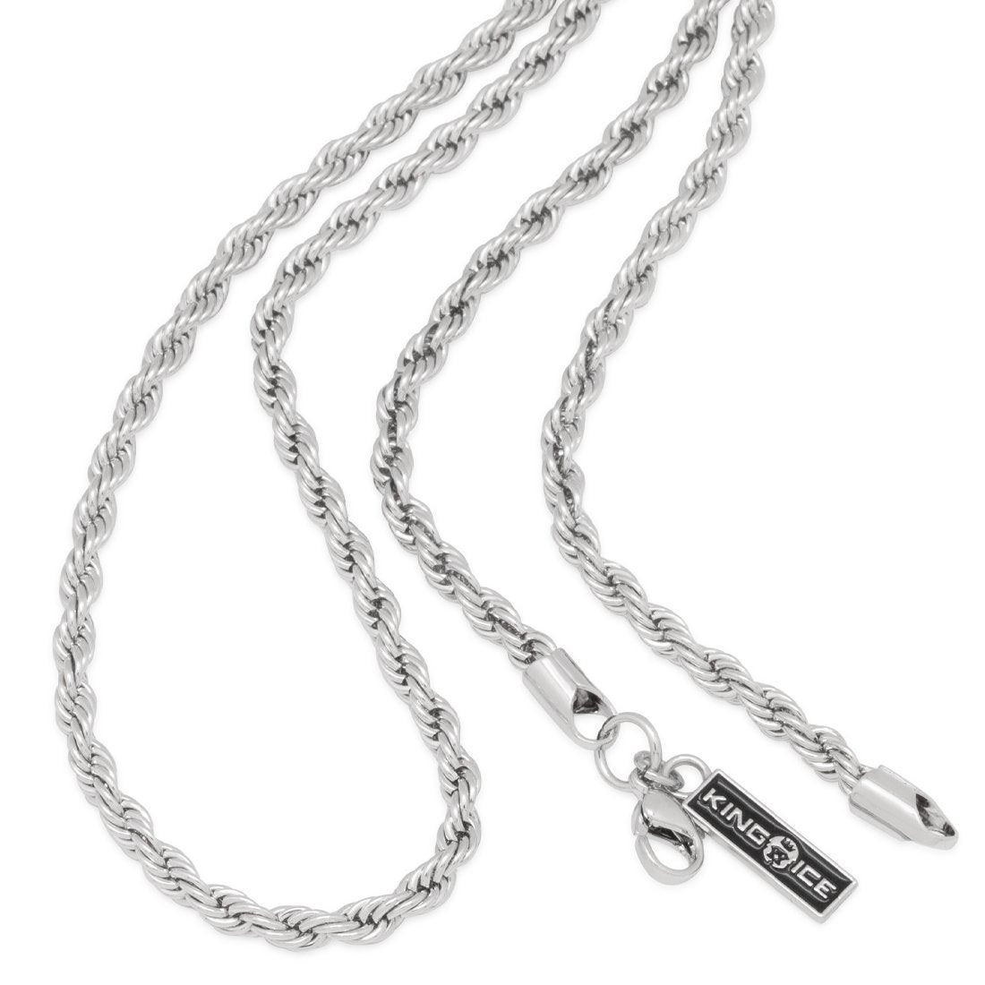 3mm Rope Chain Choker Set  in  by Kingices