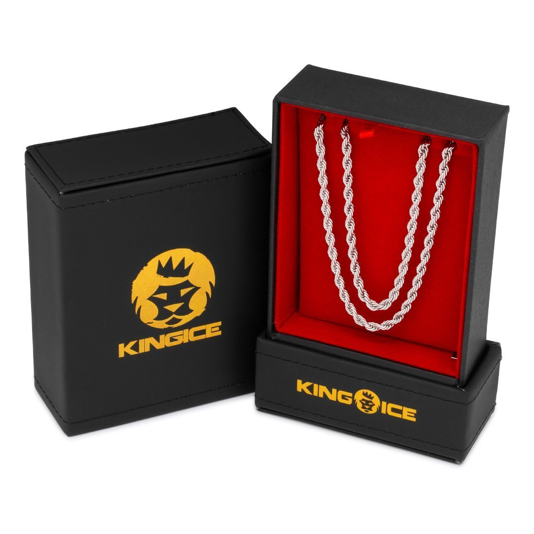 3mm Rope Chain Choker Set  in  by Kingices