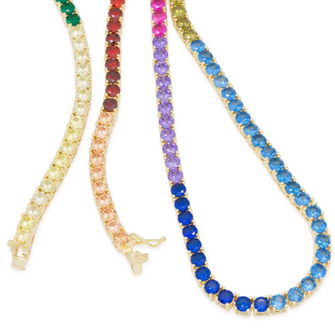 4mm Spectrum Tennis Chain  in  by Kingices