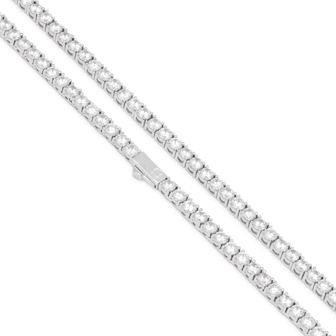 4mm Tennis Chain Choker Set  in  by Kingices