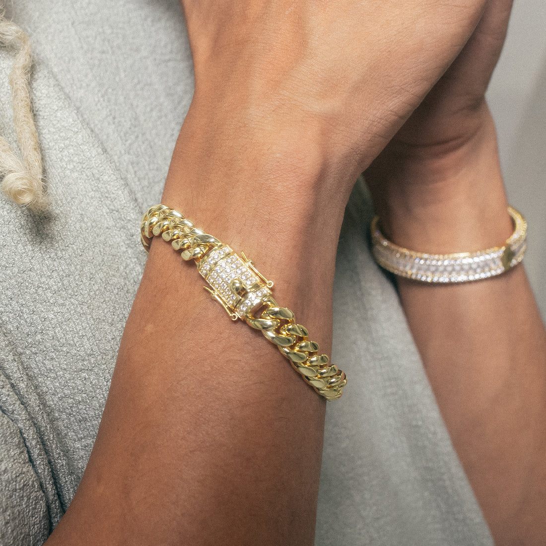 5mm Miami Cuban Link Bracelet  in  by Kingices