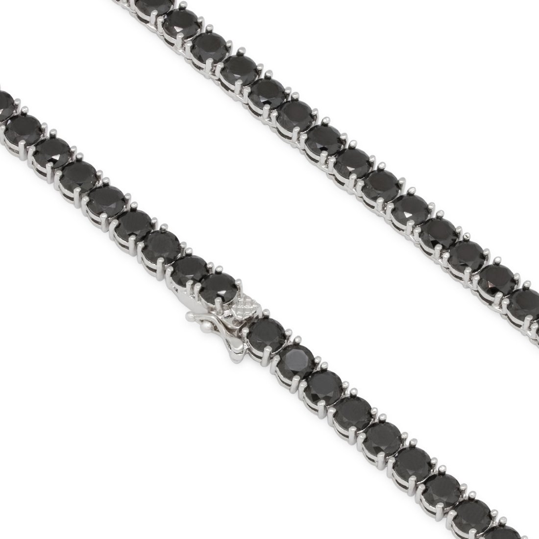 5mm Onyx Tennis Chain  in  by Kingices