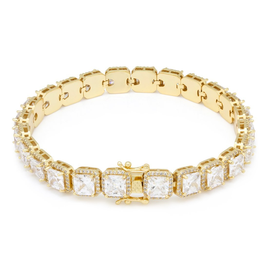 5mm Princess-Cut Tennis Bracelet  in  by Kingices