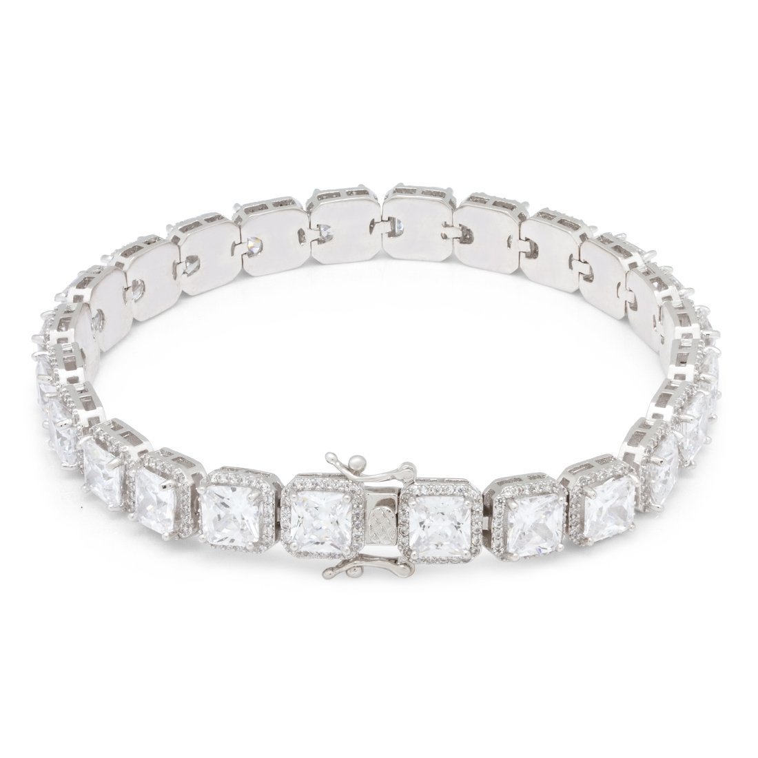 5mm Princess-Cut Tennis Bracelet  in  by Kingices
