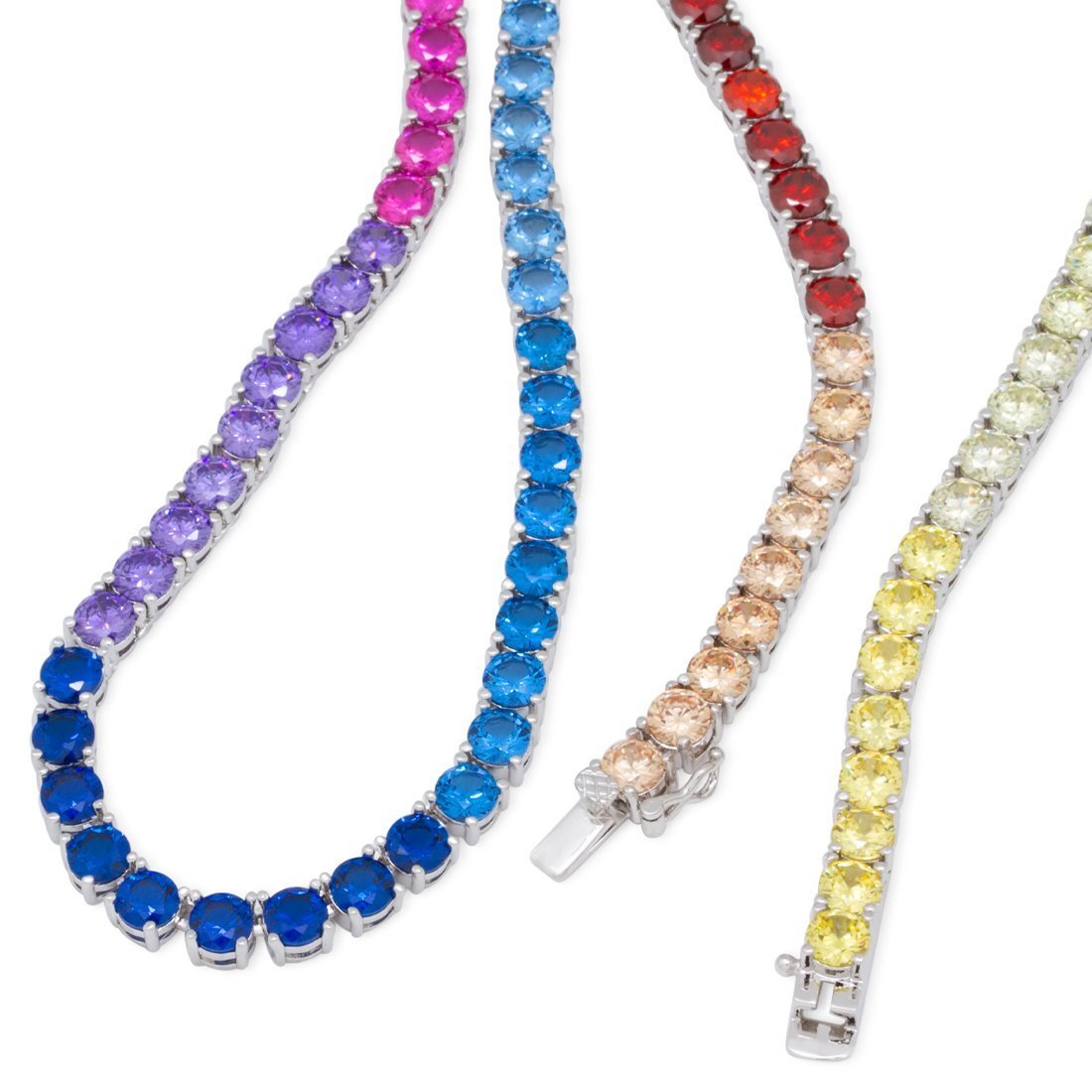 5mm Spectrum Tennis Chain  in  by Kingices