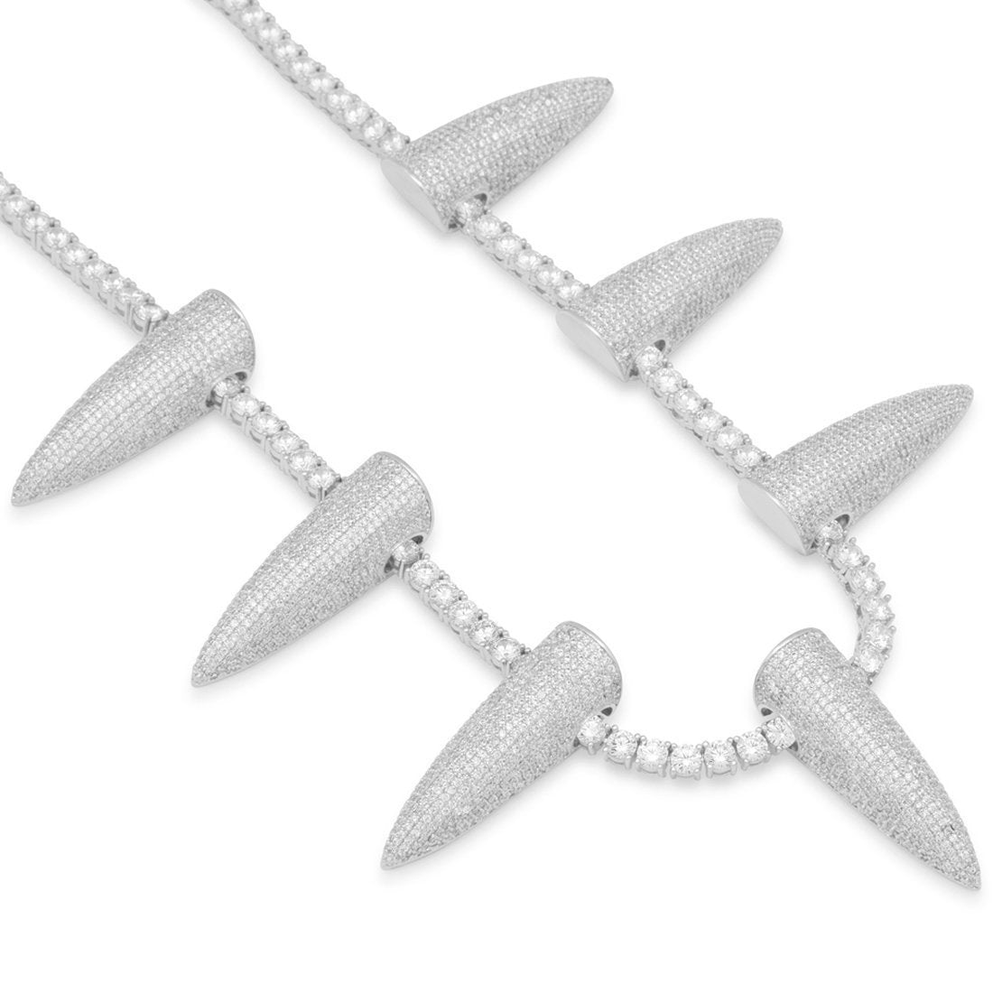 5mm Wakanda Inspired Chain  in  Gold Plated / White Gold / 20" by Kingices