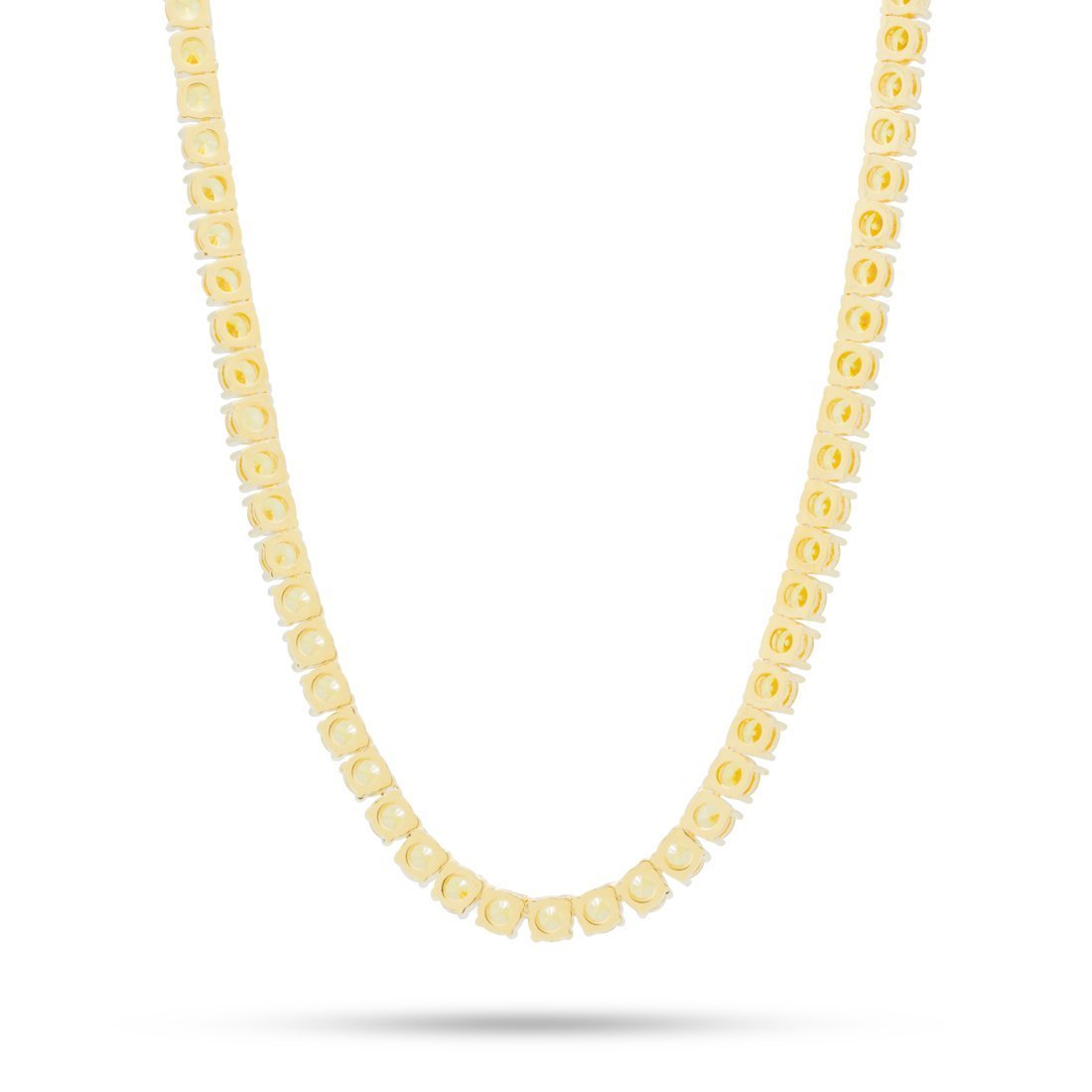 5mm Yellow Tennis Chain  in  by Kingices