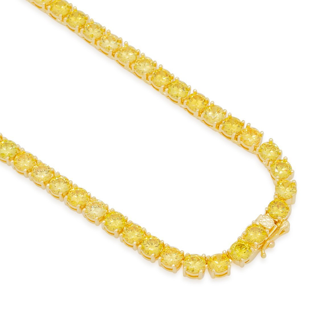 5mm Yellow Tennis Chain  in  by Kingices