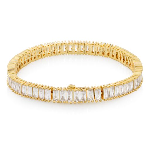 6mm Baguette Tennis Bracelet  in  by Kingices
