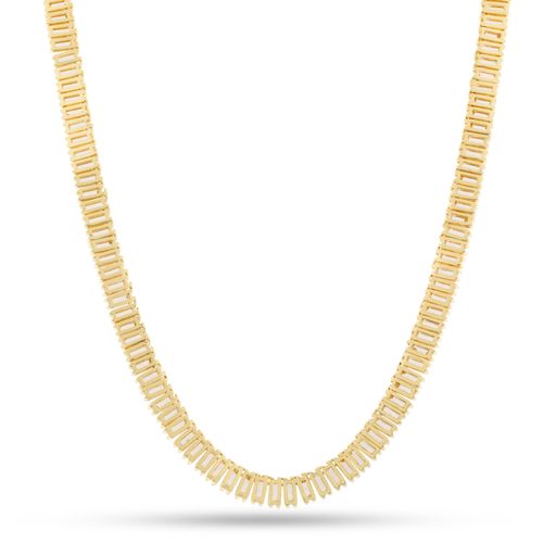 6mm Baguette Tennis Chain  in  by Kingices