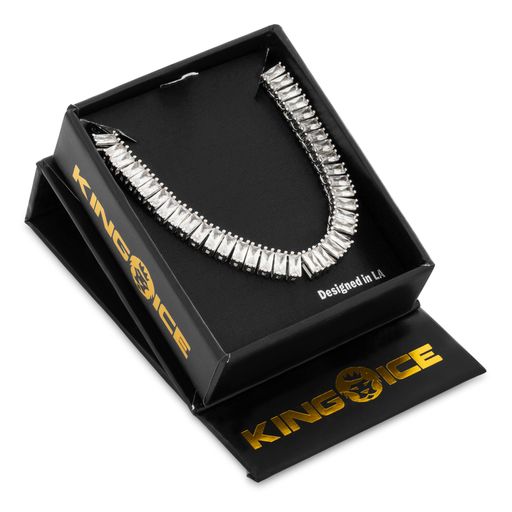 6mm Baguette Tennis Chain  in  by Kingices