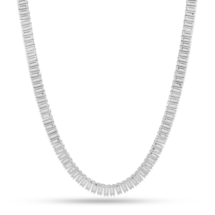 6mm Baguette Tennis Chain  in  by Kingices