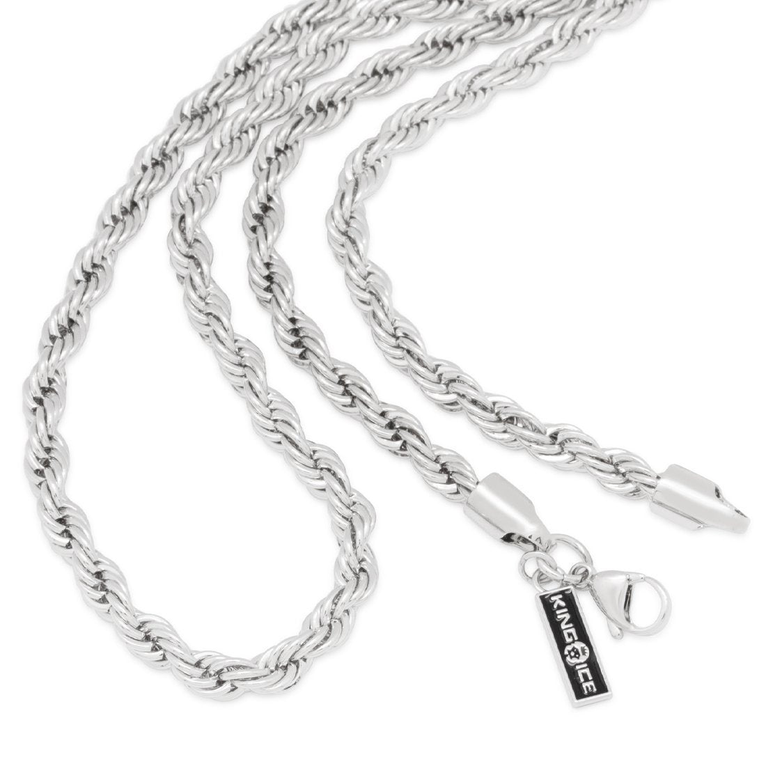 5mm Rope Chain Choker Set  in  by Kingices