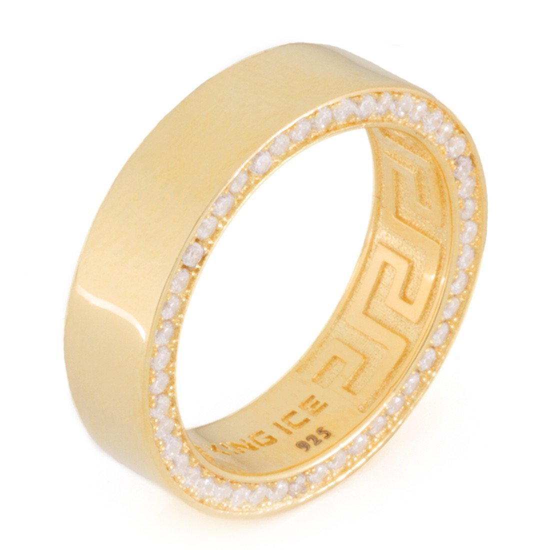 6mm Wedding Ring  in  Sterling Silver / 14K Vermeil / 7 by Kingices
