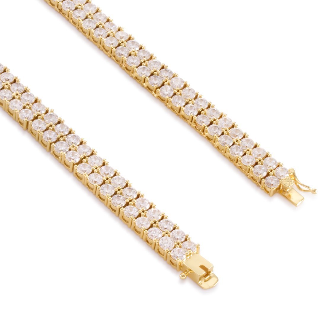 8mm Double-Row Tennis Chain  in  by Kingices