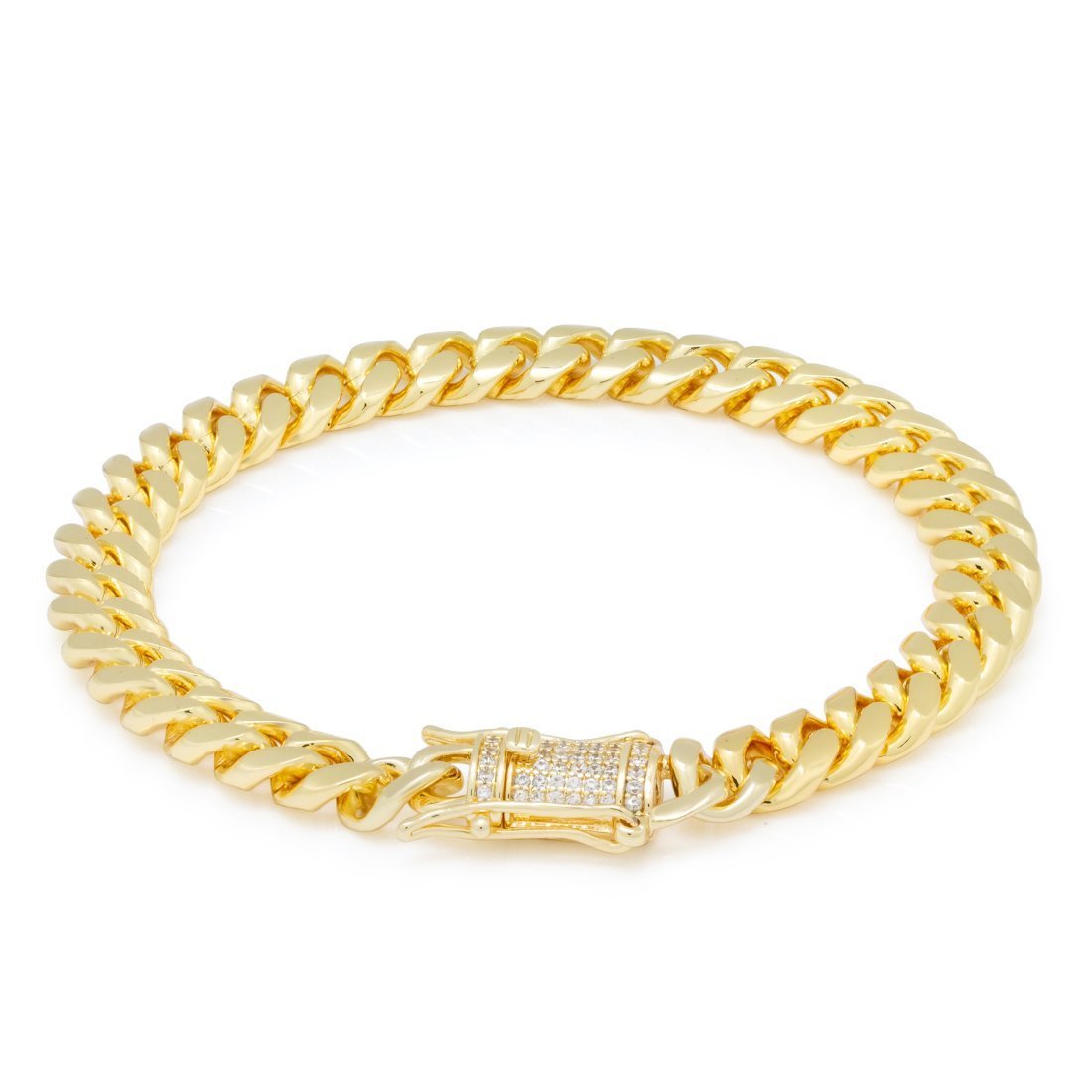 8mm Miami Cuban Link Bracelet  in  by Kingices